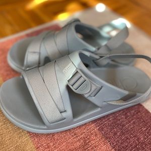 Chaco Chillos Sport Sandals Women’s Size 8 Aqua Gray EUC